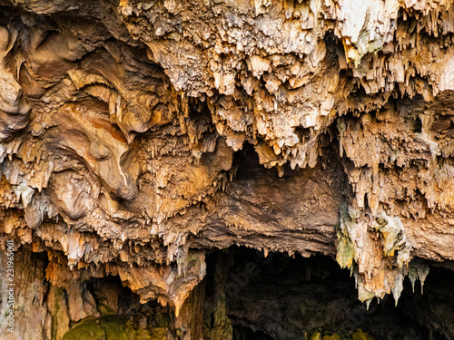 Alghero, Sardinia, Italy - Interior view of the Neptune Cave known also as Grotte di Nettuno at the Capo Caccia cape photo