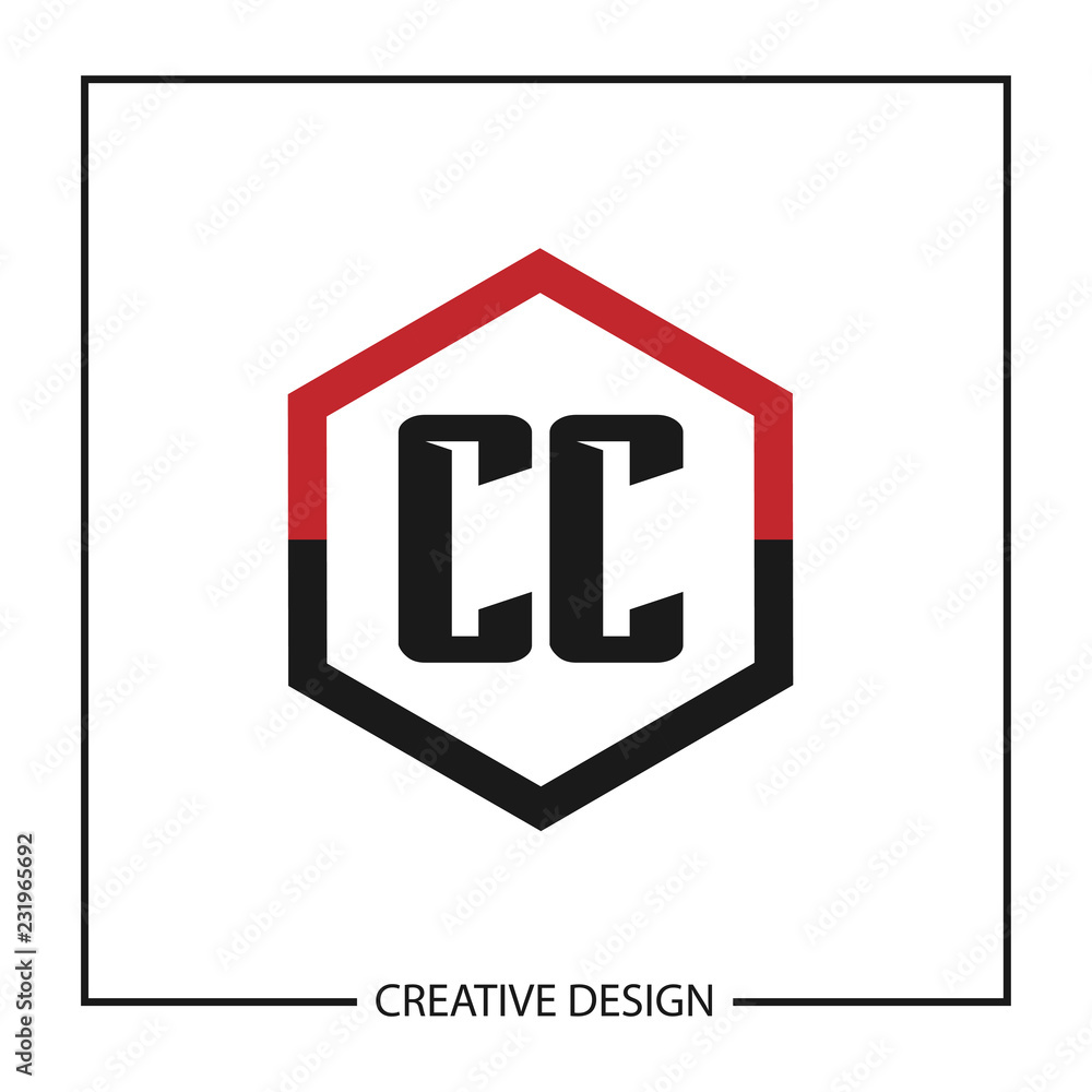 Initial Letter CC Logo Template Design Vector Illustration Initial Letter CC Logo Template Design Vector Illustration