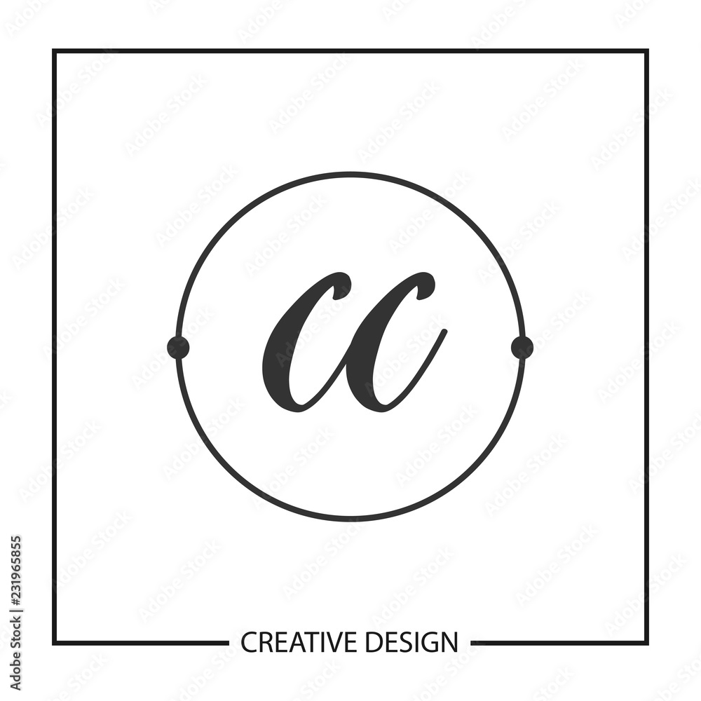 Initial Letter CC Logo Template Design Vector Illustration Initial Letter CC Logo Template Design Vector Illustration