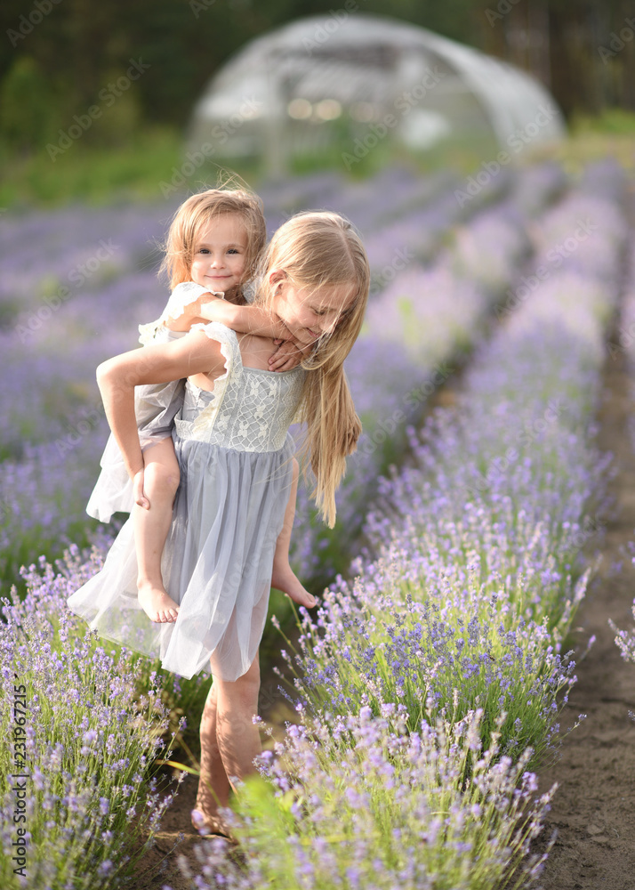 portrait of two girls of girlfriends on a summer nature portrait of two girls of girlfriends on a summer nature