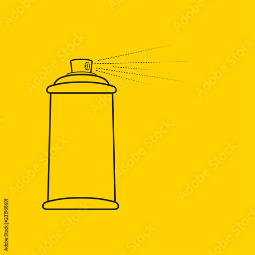 Set of white blank spray bottles. Mock up, cosmetic package. Vector template template for advertising, cosmetic products or household chemicals