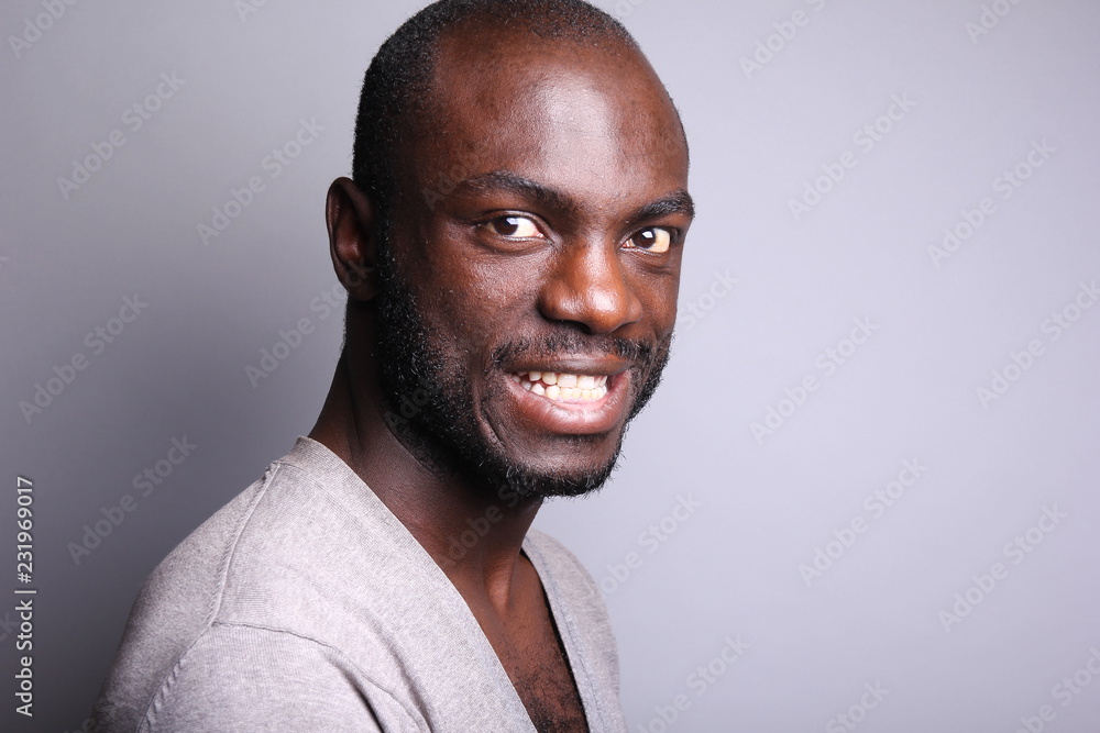 Portrait of a black man