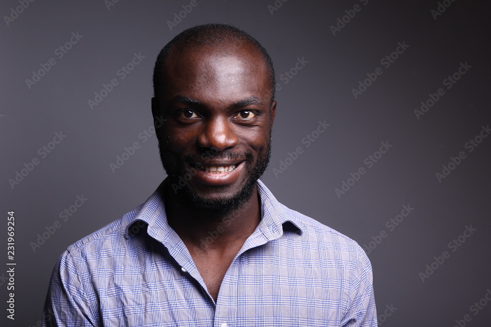 Portrait of a black man Portrait of a black man
