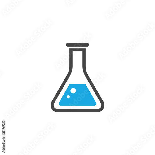 Vector research infographic template. Color icon for your illustration or presentation