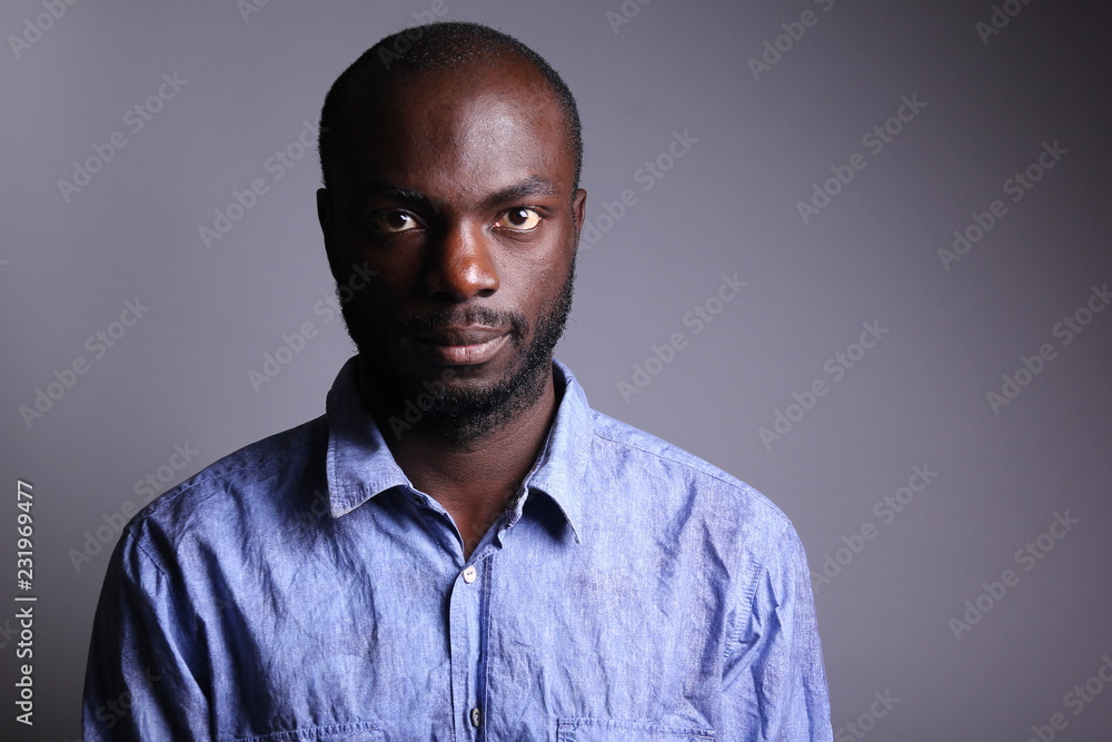 Portrait of a black man