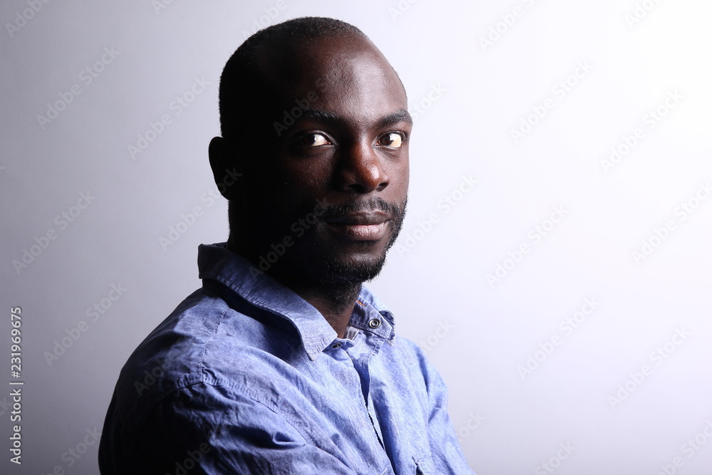 Portrait of a black man Portrait of a black man