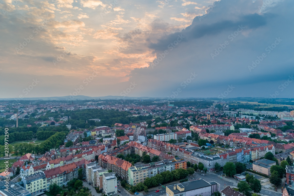Zgorzelec aerial view