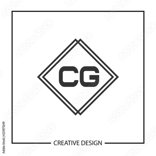 Initial Letter CG Logo Template Design Vector Illustration