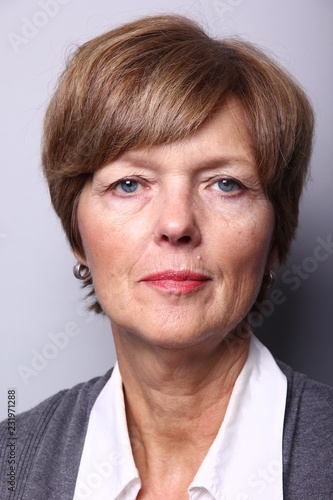 Portrait of a mature woman