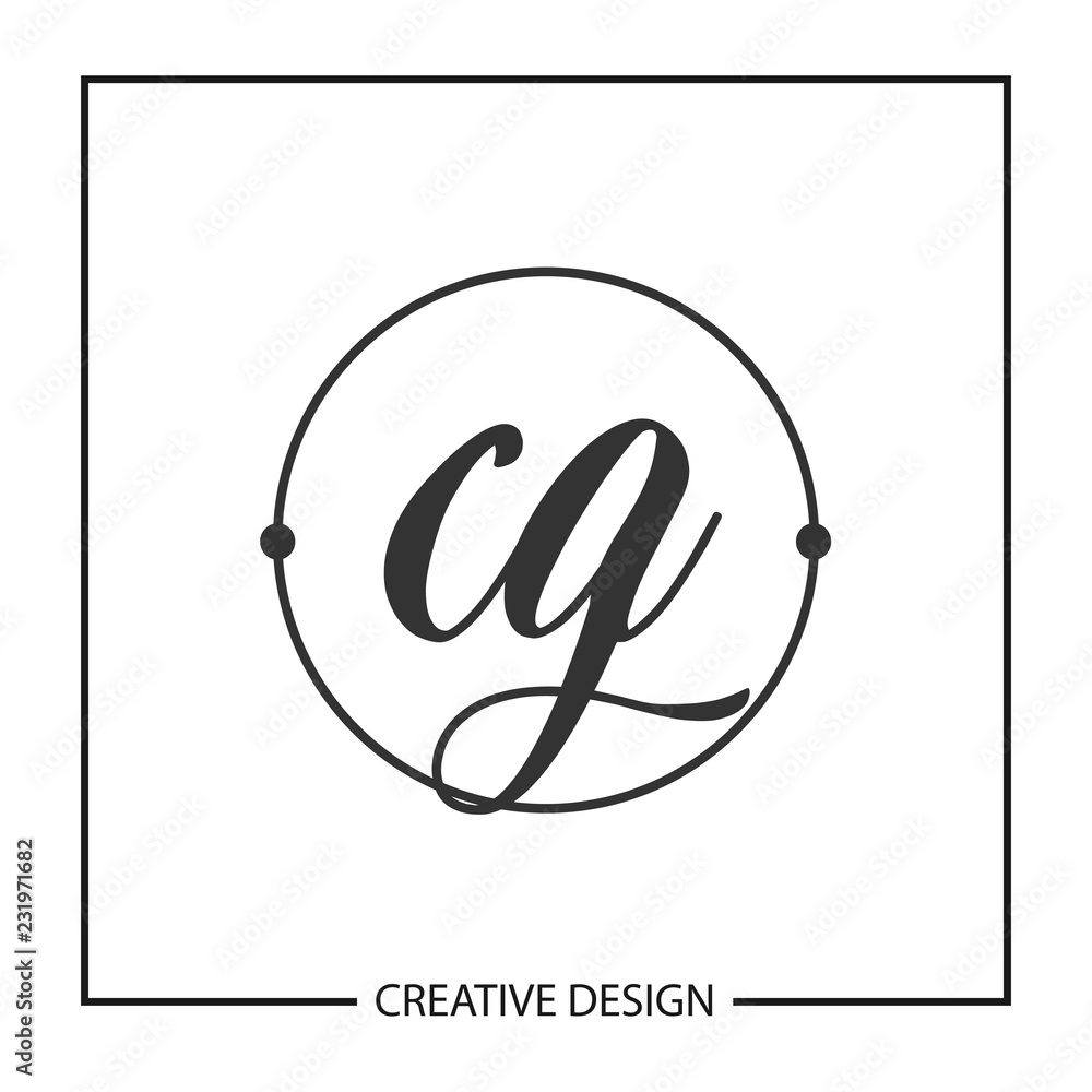 Initial Letter CG Logo Template Design Vector Illustration Initial Letter CG Logo Template Design Vector Illustration