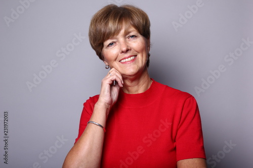 Portrait of a mature woman