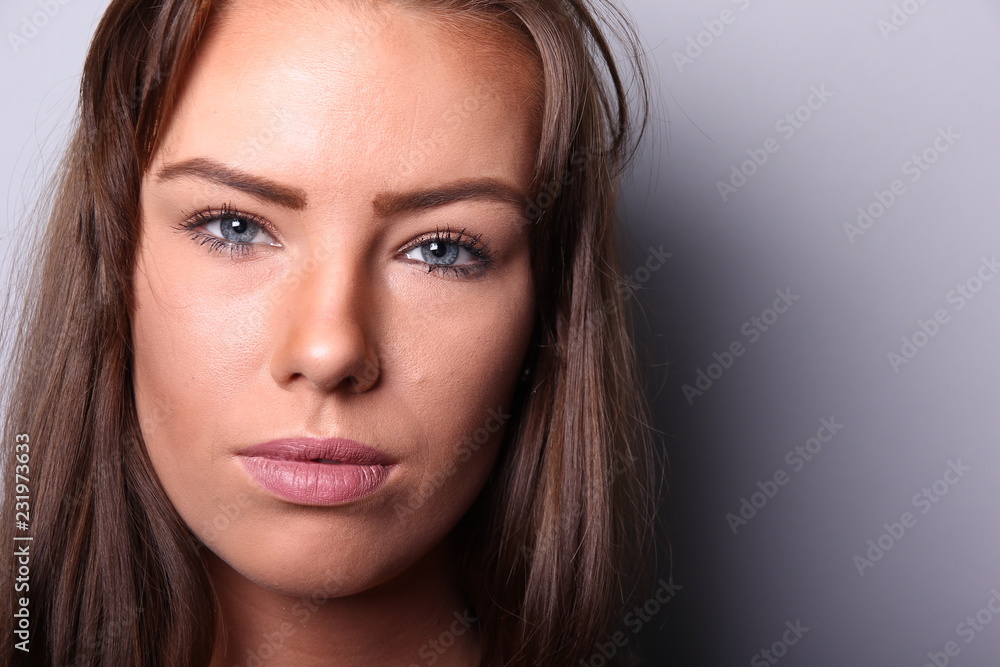 Portrait of a young woman Portrait of a young woman