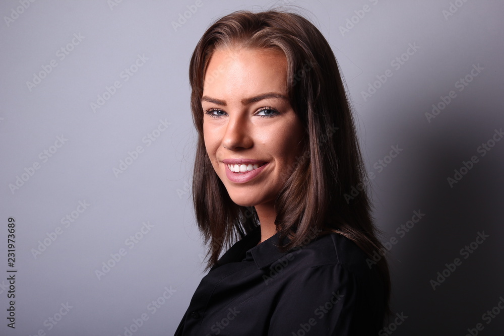 Portrait of a young woman Portrait of a young woman