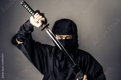 Japanese Ninja concept.