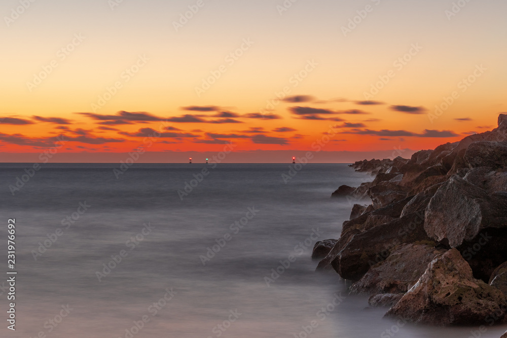 Fototapeta premium Sunrise on the Beach - Miami Beach