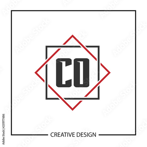 Initial Letter CO Logo Template Design Vector Illustration