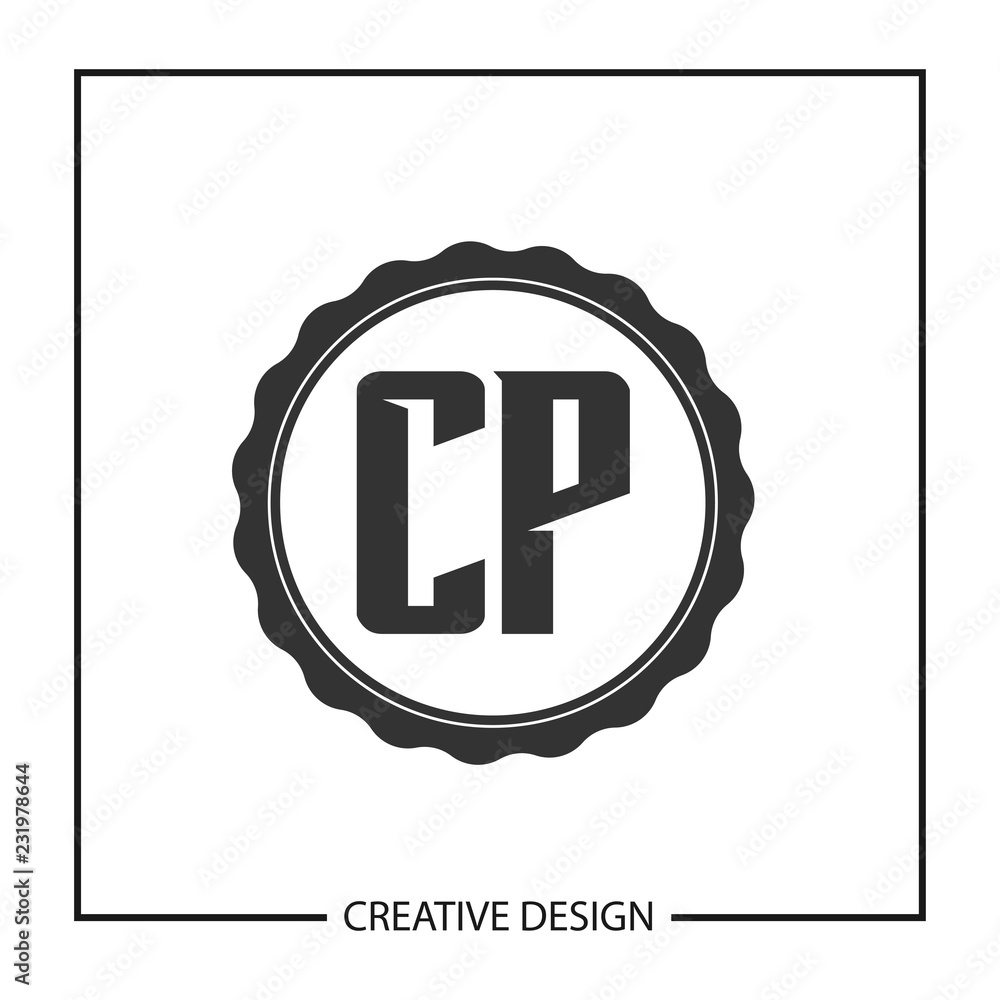 Initial Letter CP Logo Template Design Vector Illustration Initial Letter CP Logo Template Design Vector Illustration