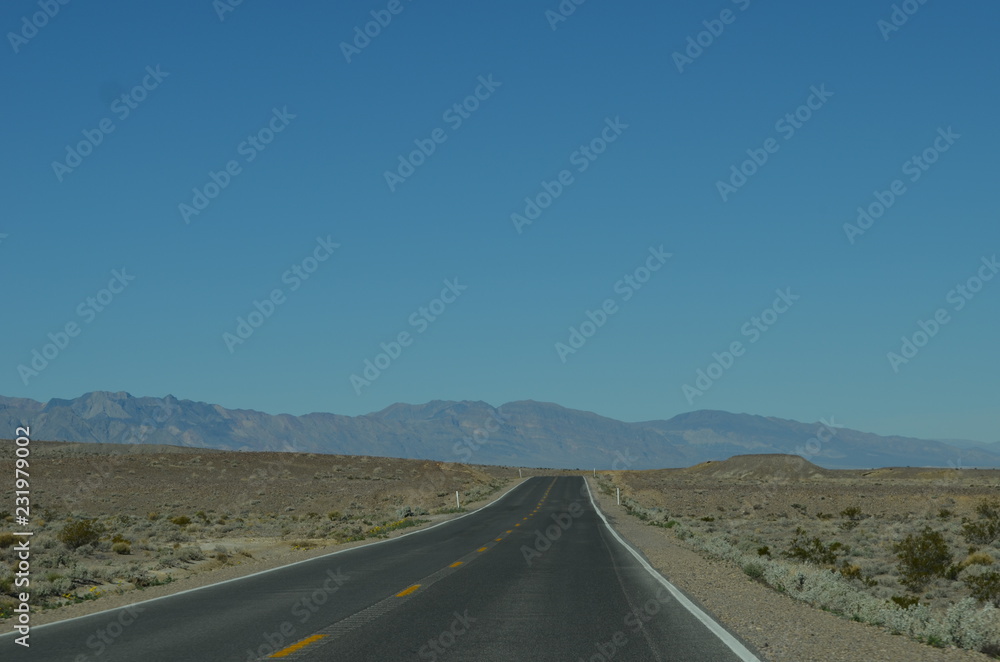 road in mountains