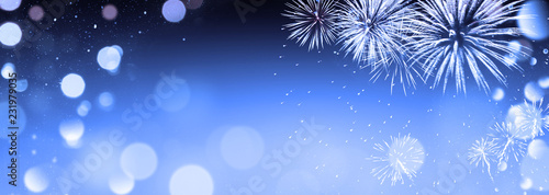 Canvas Print Wunderschönes Feuerwerk