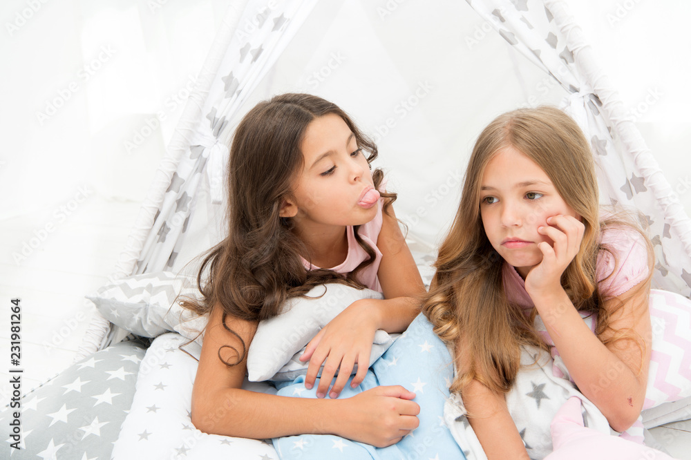Sisters rivalry concept. Kids lay in tipi house sad faces. Friends have some problems. Steps for dealing with sibling rivalry. There is no harm in bit of healthy sibling rivalry when you are children Sisters rivalry concept. Kids lay in tipi house sad faces. Friends have some problems. Steps for dealing with sibling rivalry. There is no harm in bit of healthy sibling rivalry when you are children
