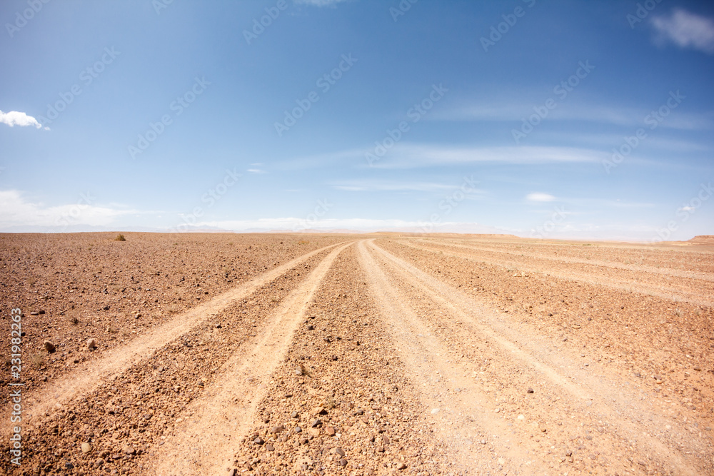 sahara desert road