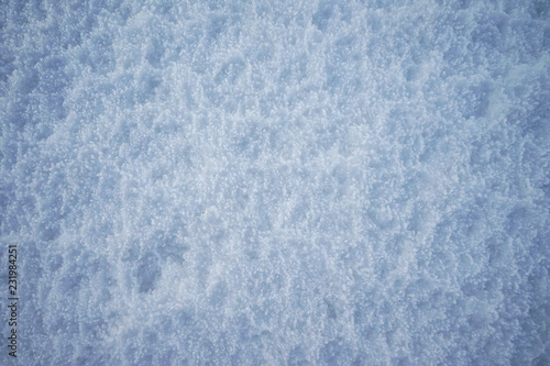 Snow texture on the field.