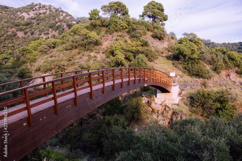 Path “Acequia del Guadalmina”. Benahavis, Costa del Sol, Andalusia, Spain.