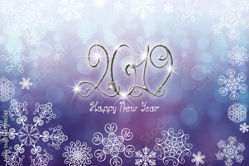2019 Happy New Year banner ...
