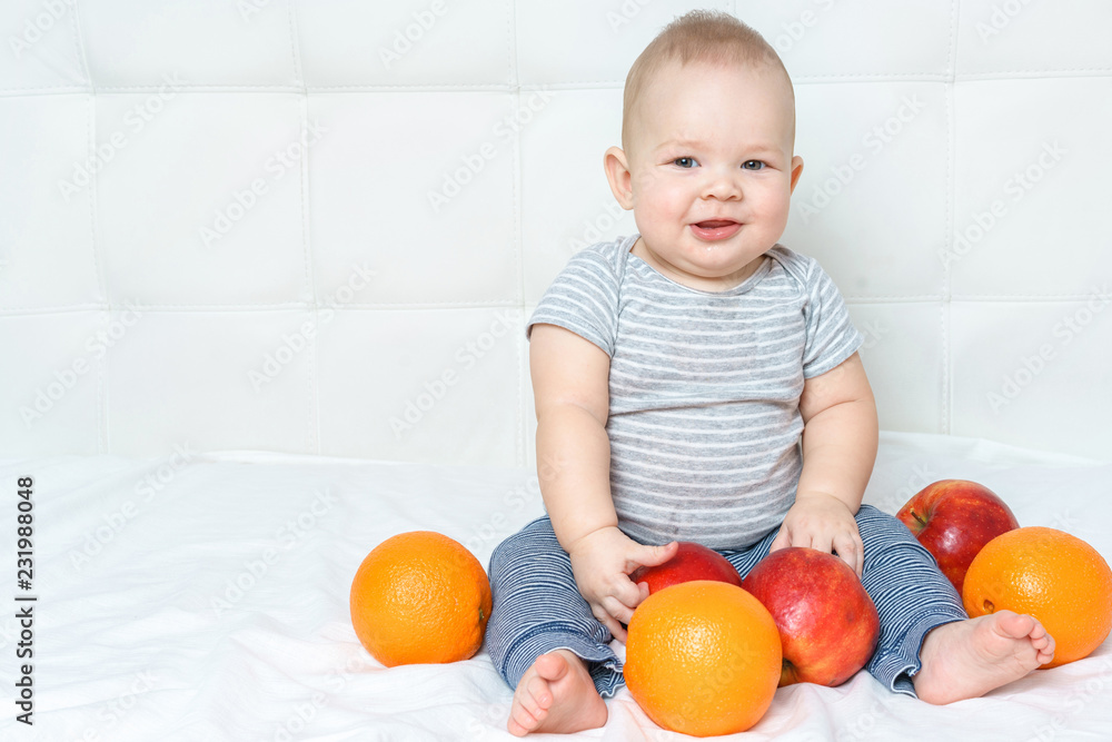 portrait of a little boy playing indoors portrait of a little boy playing indoors