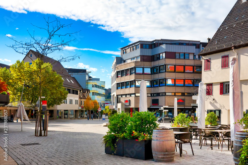 Stadtmitte von Nagold, Baden Württemberg, Schwarzwald 