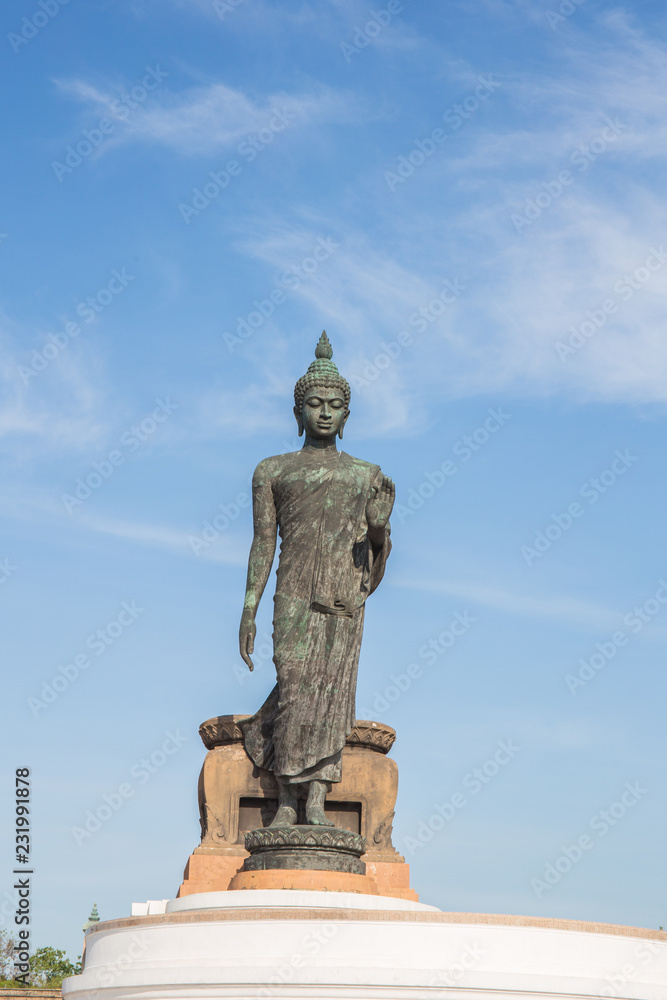 Big Buddha statue in the temple at phutthamonthon province. Big Buddha statue in the temple at phutthamonthon province.