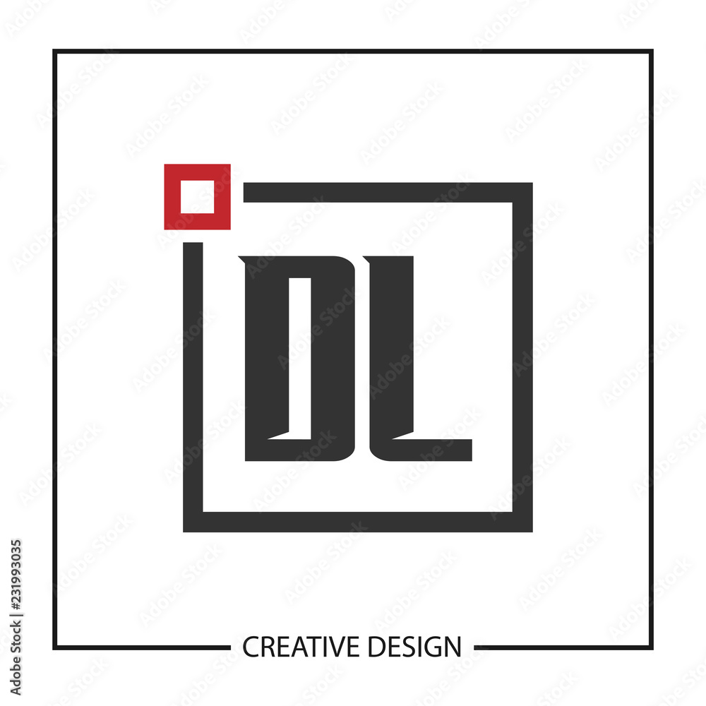Initial Letter DL Logo Template Design Vector Illustration Initial Letter DL Logo Template Design Vector Illustration