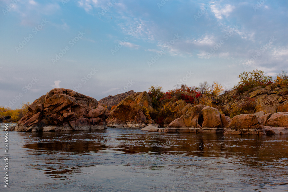 Obraz premium mountain river Southern Bug Ukraine