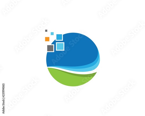 Network logo illustration