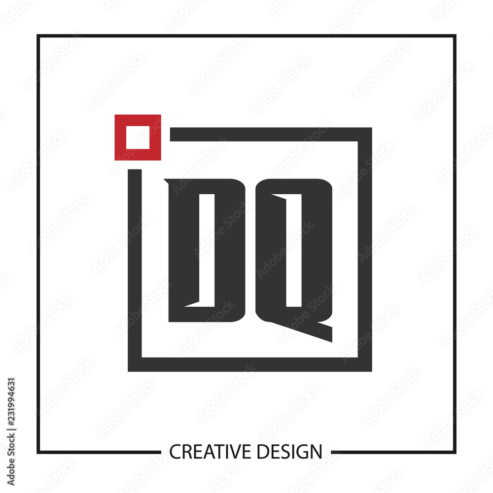 Initial Letter DQ Logo Template Design Vector Illustration Initial Letter DQ Logo Template Design Vector Illustration