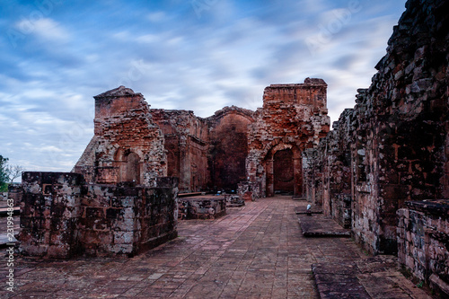 La Santísima Trinidad de Parana. Jesuit Ruins of Trinidad. UNESCO World Heritage Site. Paraguay. South America. photo