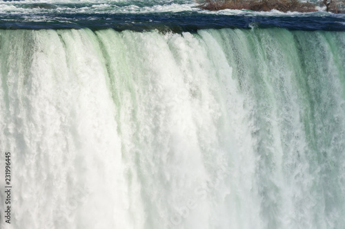 View at Niagara Falls from Canadian side at summer time