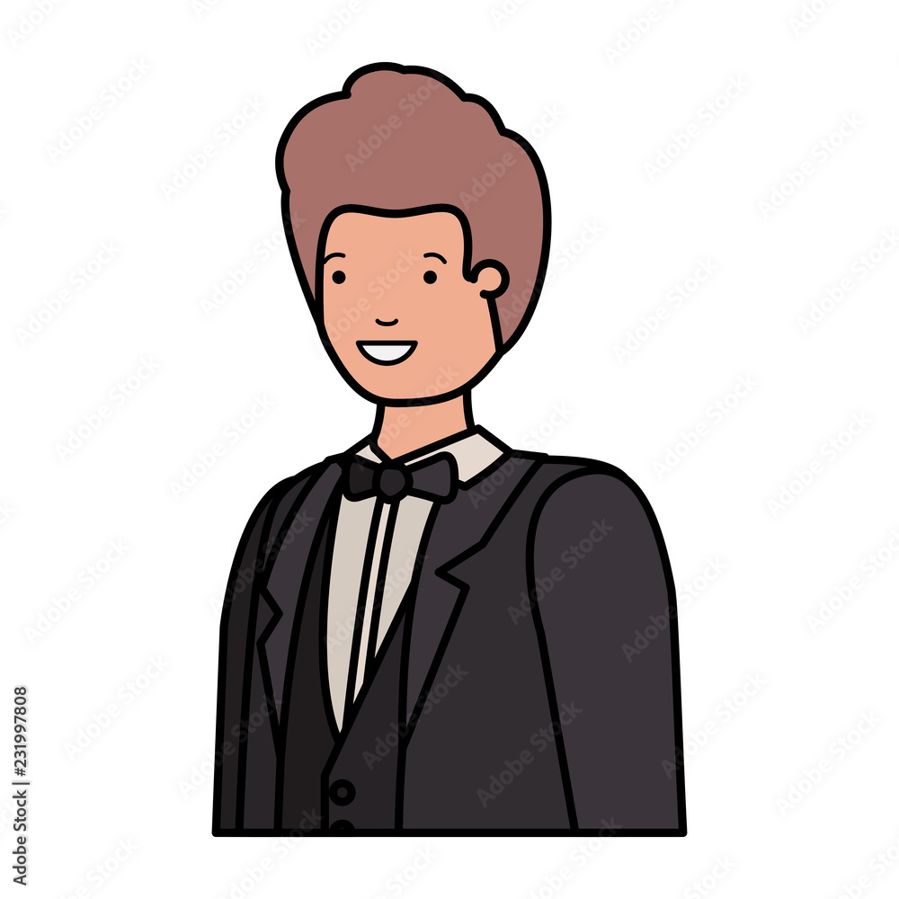 young businessman avatar character young businessman avatar character