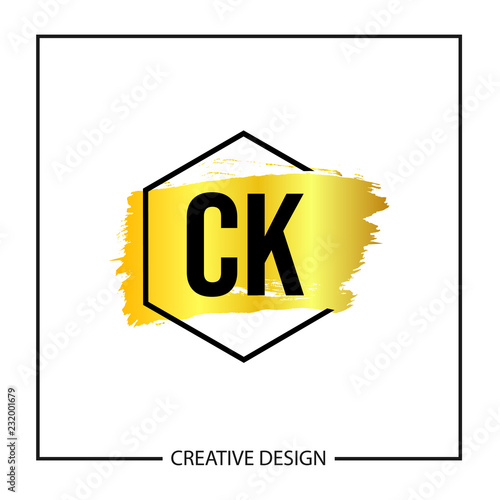 Initial Letter CK Logo Template Design Vector Illustration