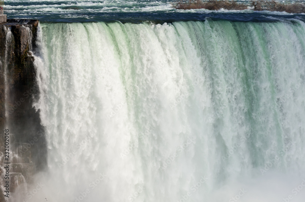 View at Niagara Falls from Canadian side at summer time View at Niagara Falls from Canadian side at summer time