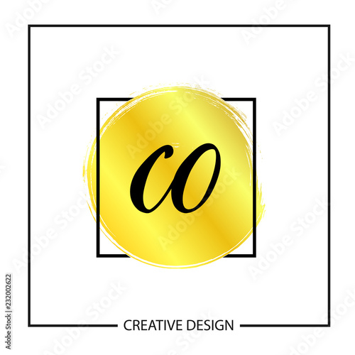 Initial Letter CO Logo Template Design Vector Illustration