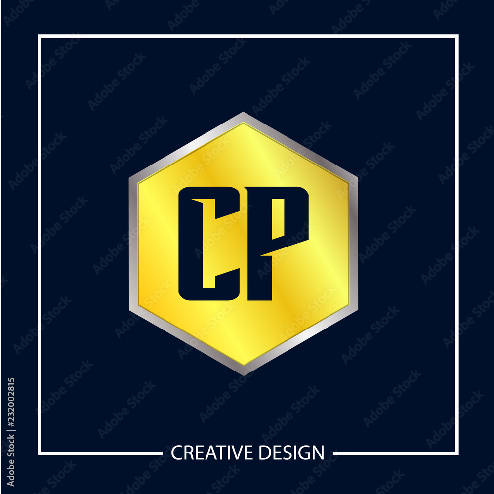 Initial Letter CP Logo Template Design Vector Illustration Initial Letter CP Logo Template Design Vector Illustration
