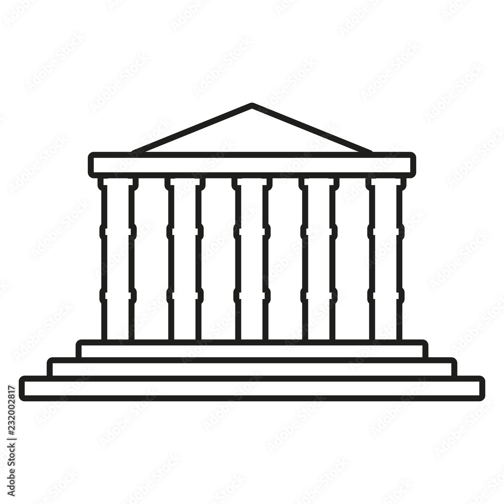 building university isolated icon building university isolated icon