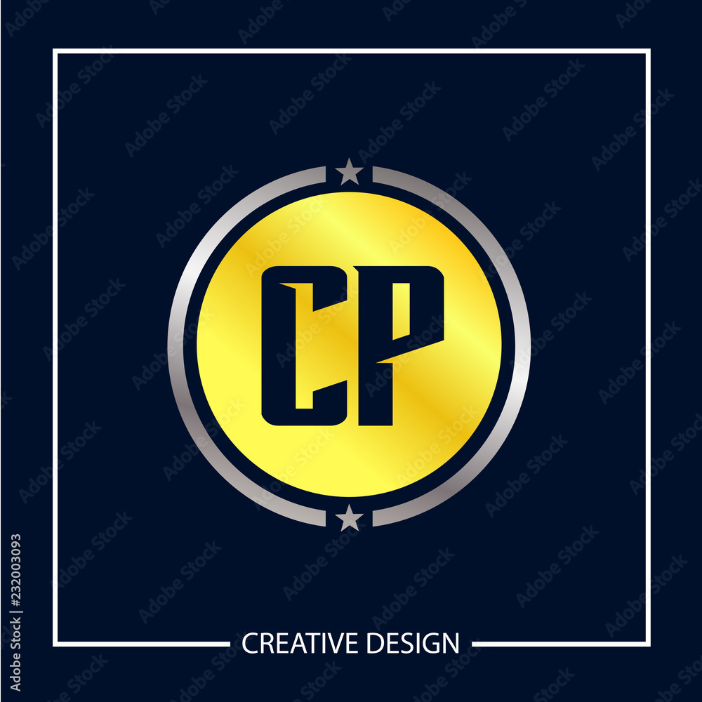 Initial Letter CP Logo Template Design Vector Illustration Initial Letter CP Logo Template Design Vector Illustration