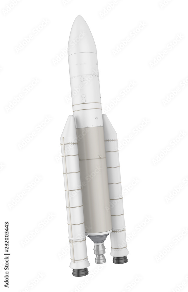 Space Rocket Isolated Space Rocket Isolated