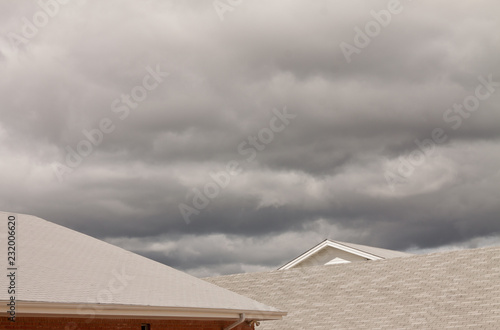 Storm over Roofs