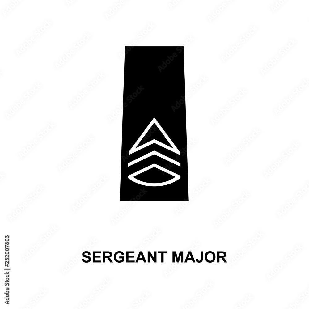japan sergeant major military ranks and insignia glyph icon Stock ...