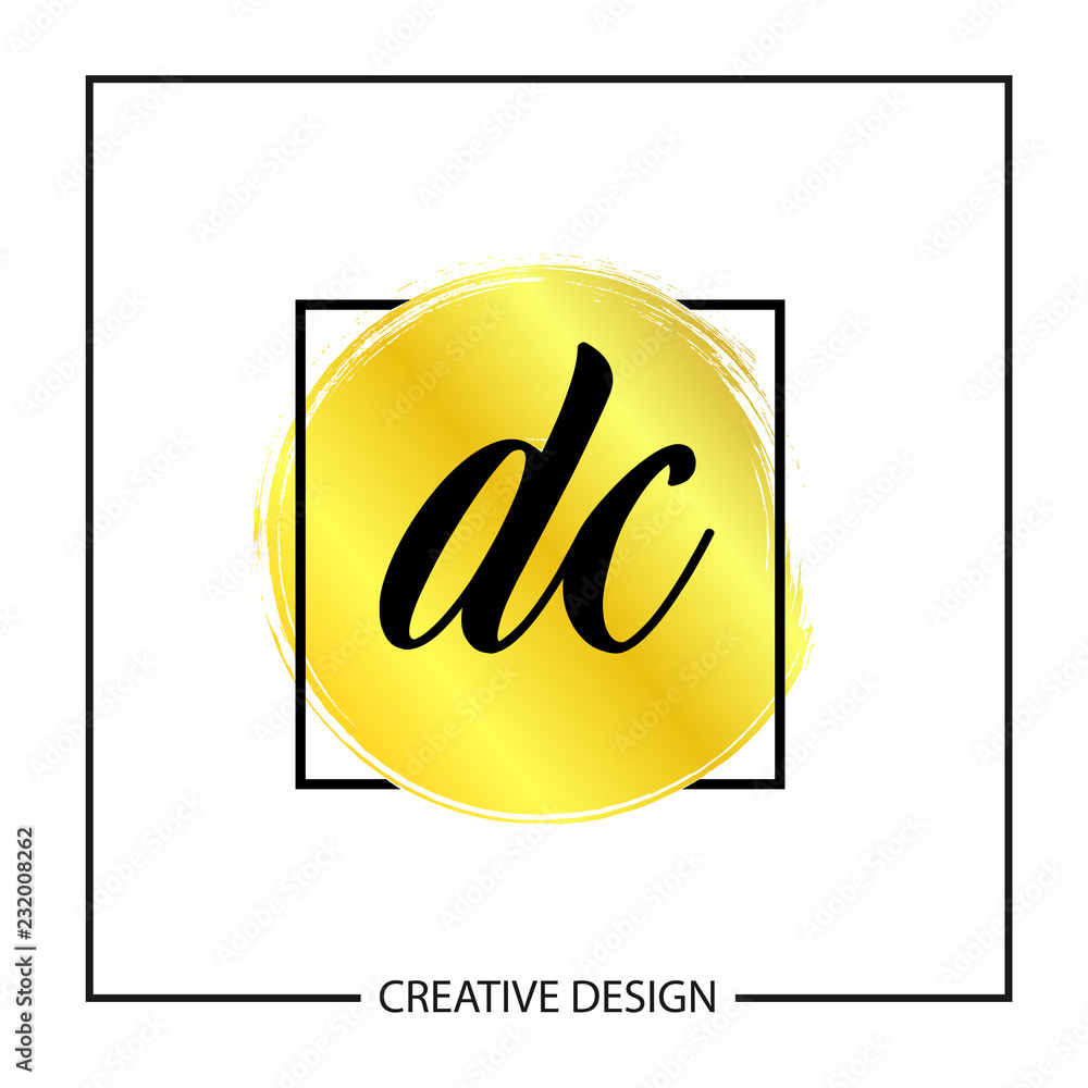 Initial Letter DC Logo Template Design Vector Illustration Initial Letter DC Logo Template Design Vector Illustration