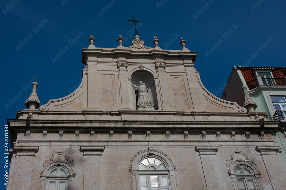 The Church of Nossa Senhora do Loreto (Our Lady of Loreto - Igreja do Loreto). Lisbon, Portugal