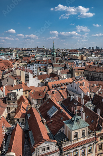Prague city - Czech Republic - roof view
